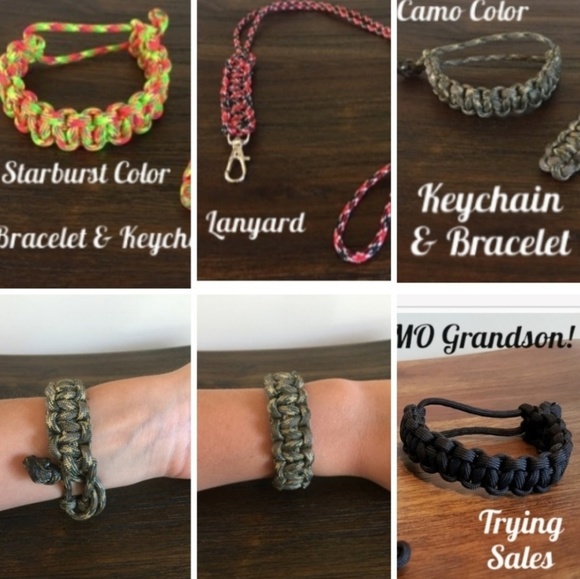 Paracord Black Lanyard and Bracelet. - Picture 6 of 6